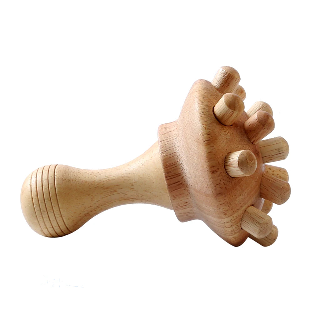 Wooden Massage Tools anti Cellulite Massage Wooden Roller Lymphatic Drainage Tool,Anti Cellulite Cup Mushroom Wood Therapy