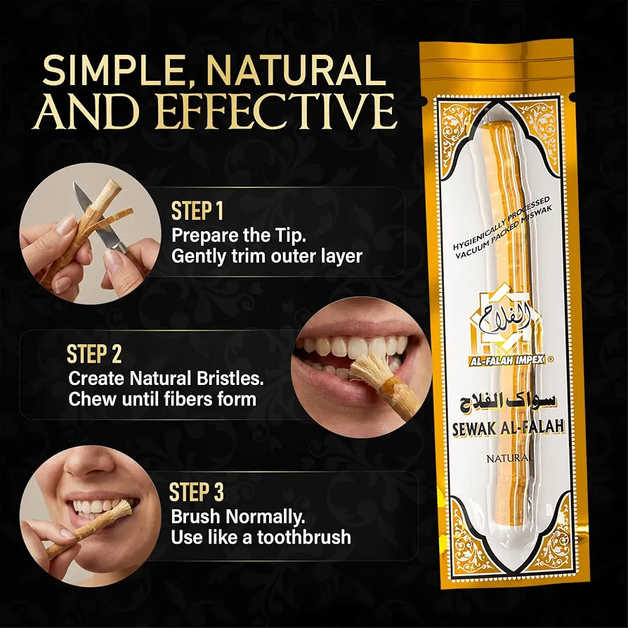 Zyntriga Natural Miswak Stick | Traditional Oral Care