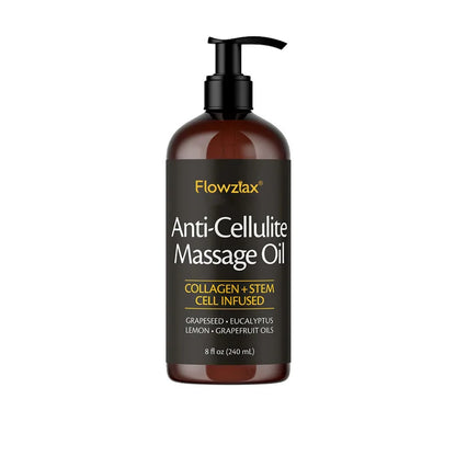 240Ml anti Cellulite Massage Oil Infused with Collagen Stem Cell Skin Tightening Cellulite Moisturizing Body Essential Oil